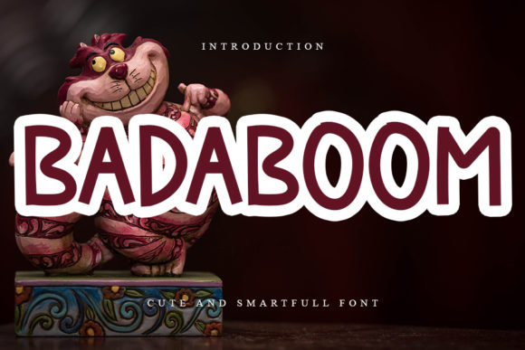 Badaboom: A Clean Display Font for Polished Branding