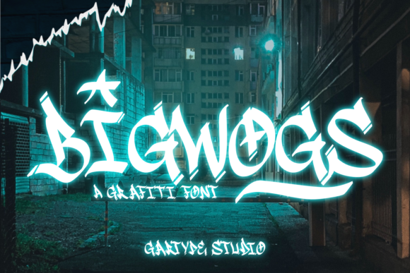 Bigwogs: A Graffiti Styled Display Font for Bold Web Design