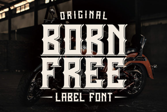 Born Free: A Bold Display Font for Eye-Catching Campaigns