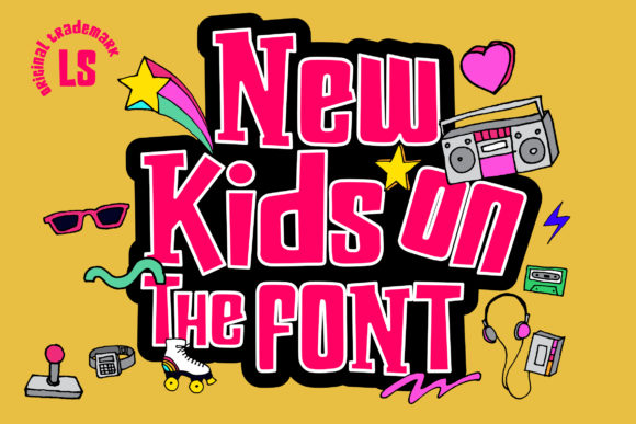 Cute and Colorful New Kids on the Font for Engaging Designs
