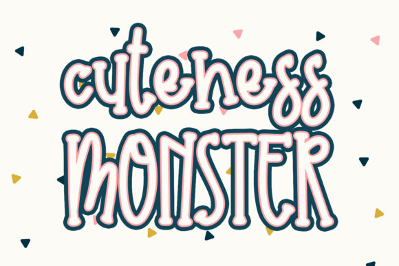 Cuteness Monster: A Playful Display Font for Engaging Campaigns