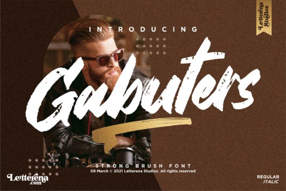 Discovering Gabuters: A Brushed Display Font for Editorial Elegance
