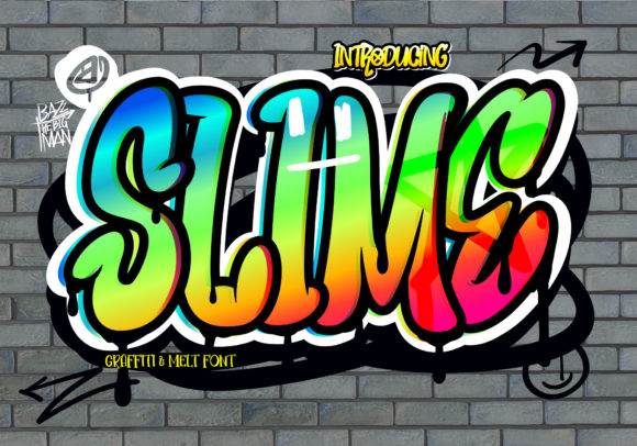 Discovering Slime: A Graffiti-Styled Font for Bold Editorial Design