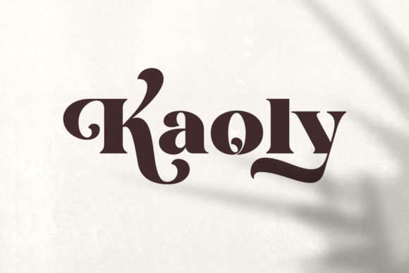 Elevate Your Editorial Design with Kaoly: A Stylish Display Font