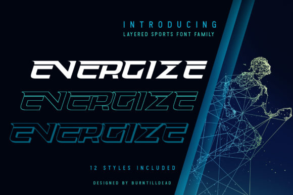 Energize: A Bold Display Font for Crafters and Creators