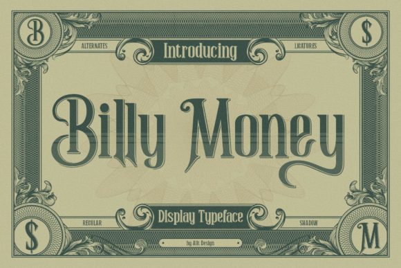 Enhance Your Craft with Billy Money, the Elegant Victorian Font