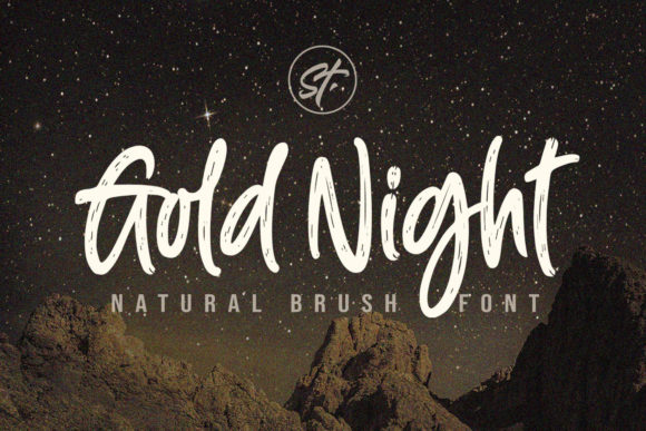 Enhance Your Craft with Gold Night Font