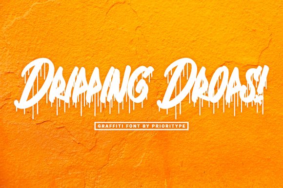 Enhance Your Web Design with Dripping Drops Font