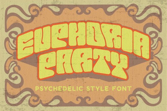 Euphoria Party: A Playful Display Font for Editorial Charm