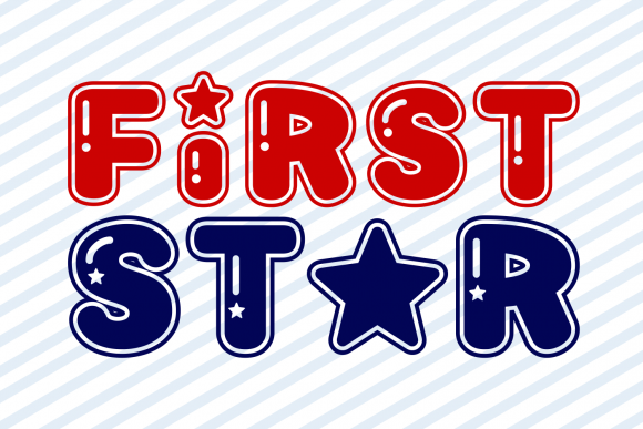 First Star: A Shining Display Font for Web Design