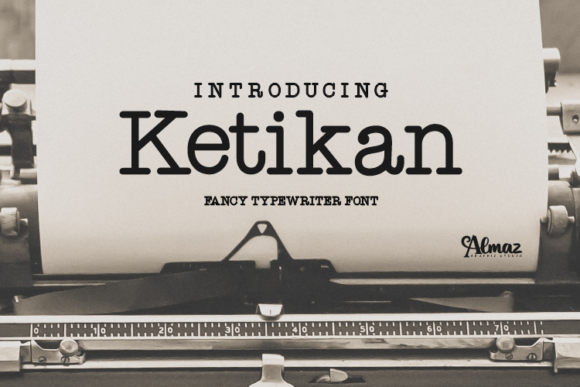 Ketikan: The Perfect Typewriter Font for Eye-Catching Brand Content