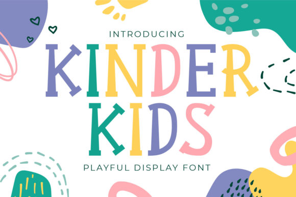 Kinder Kids: A Playful Display Font for Engaging Visuals