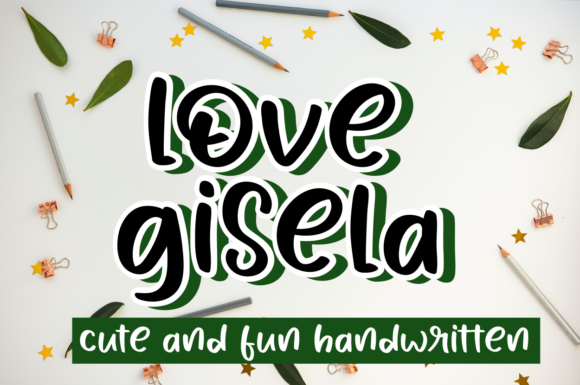 Love Gisela: A Charming Display Font for Creative Projects