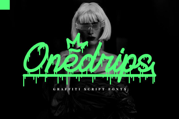 Onedrips: A Spooky and Stylish Display Font for Crafters