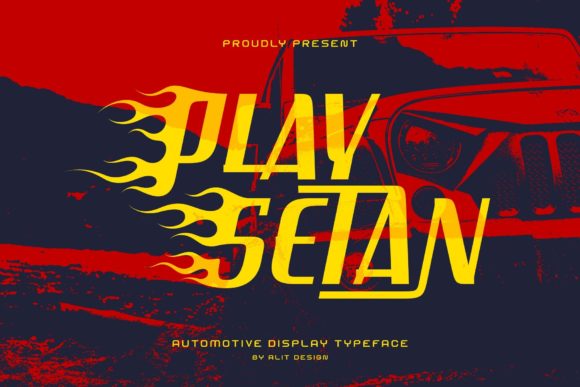 Play Setan: A Bold and Sporty Font for Editorial Design