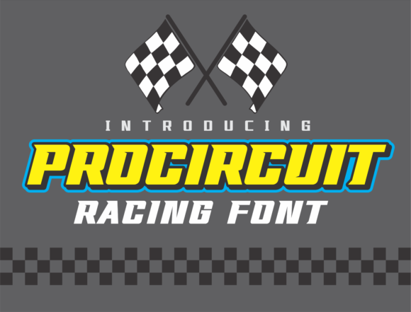 Pro Circuit: A Modern and Assertive Racing Font for Branding
