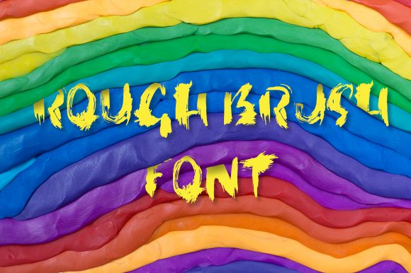 Rough Brush: A Modern Display Font for Creative Web Design