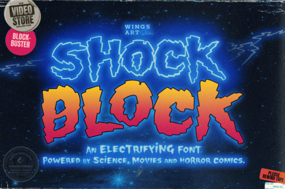 Shock Block: The Electrifying Font for Bold Branding