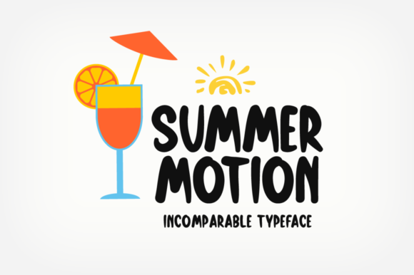 Summer Motion: A Friendly Display Font for Engaging Campaigns