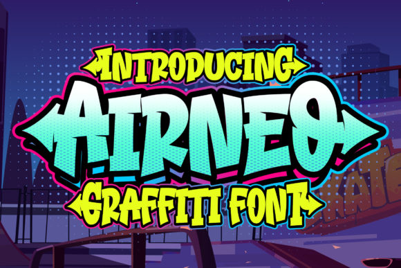 Transform Your Brand with Airneo: A Cool, Graffiti Styled Display Font
