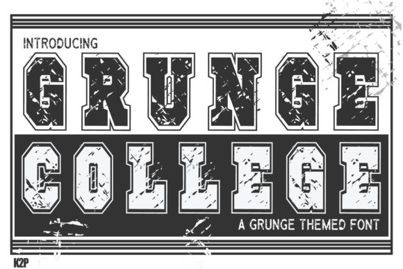 Unleash Creativity with Grunge College Font