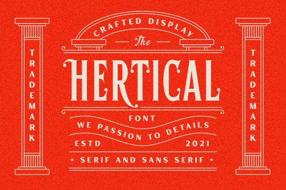Unleash Creativity with Hertical: A Unique Display Font