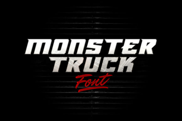 Unleash Power with Monster Truck: A Bold Display Font
