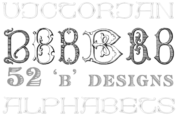 Victorian Alphabets B: A Classic Display Font for Modern Web Design